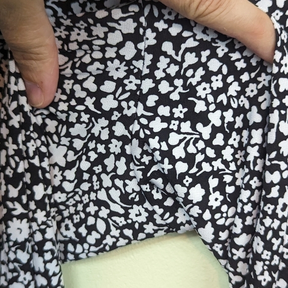 Michael Michael Kors Ditsy Floral Straight Leg Pull On Pants Sz 12 - Picture 5 of 10